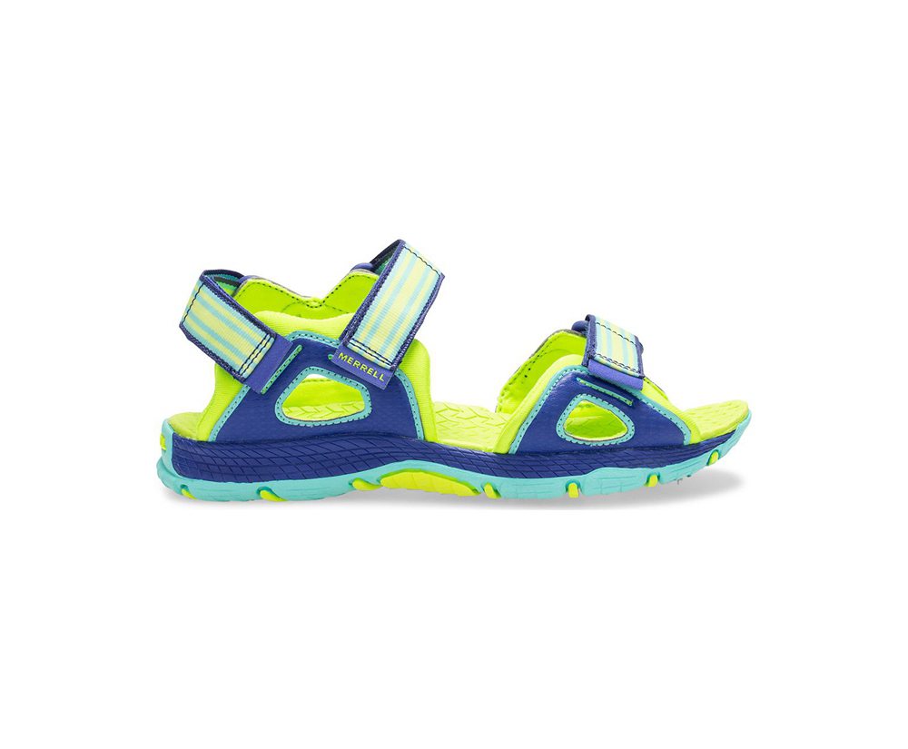 Merrell Sandaler Børn - Hydro Moc Blaze - Grøn/Blå - BIY702681